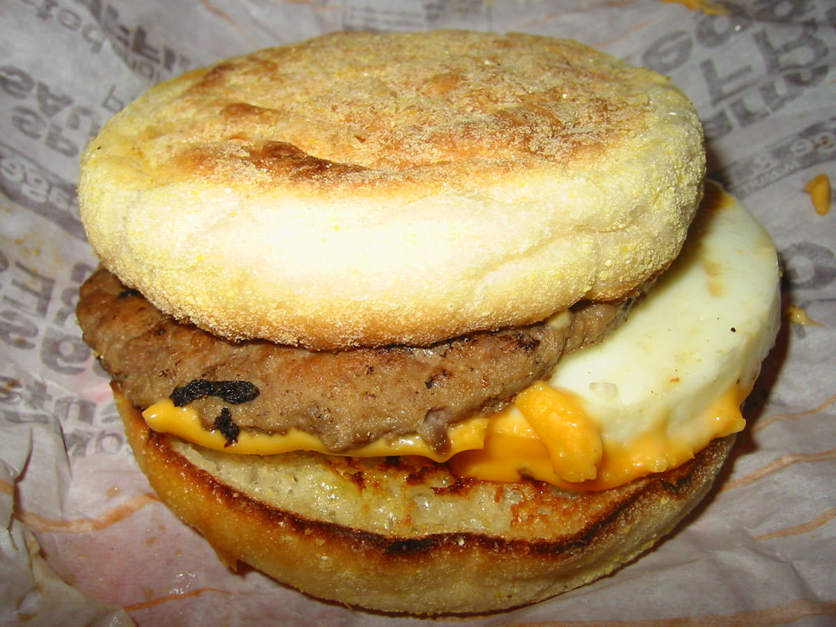 McDonald's Sausage and Egg McMuffin