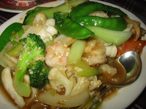 Combination Seafood with Vegetables