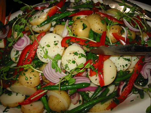 Fancy potato salad