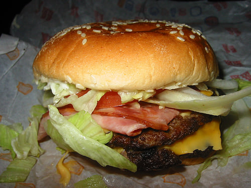 Bacon Double Cheeseburger Deluxe