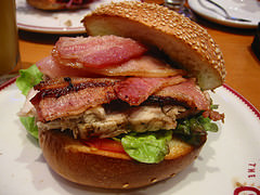 Chicken and Bacon Burger: Click to read the article at EatingWA
