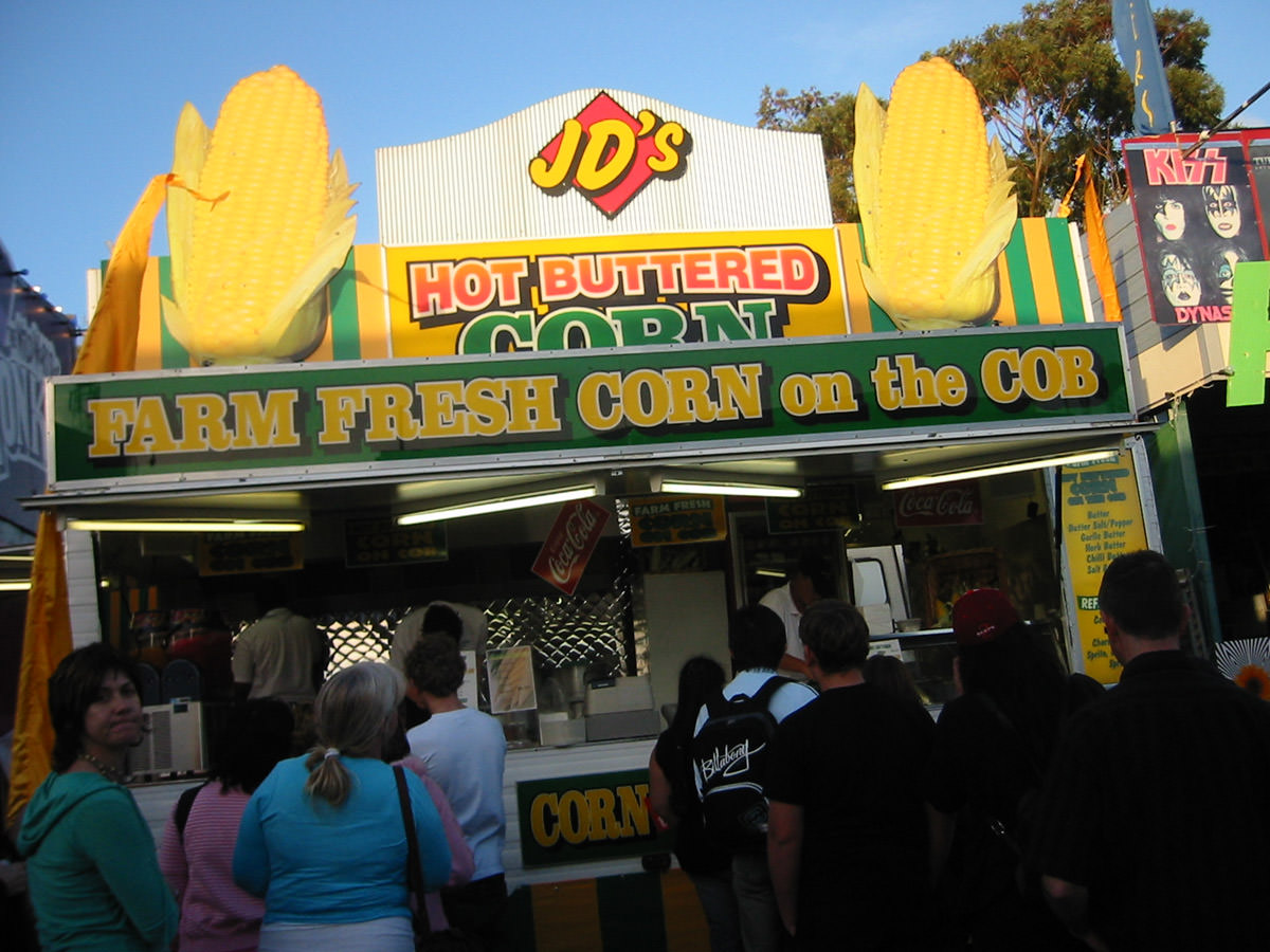 JD's Hot Buttered Corn stand