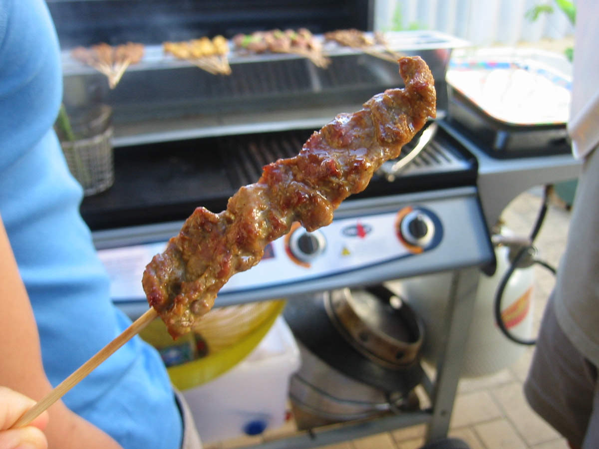 The very first satay