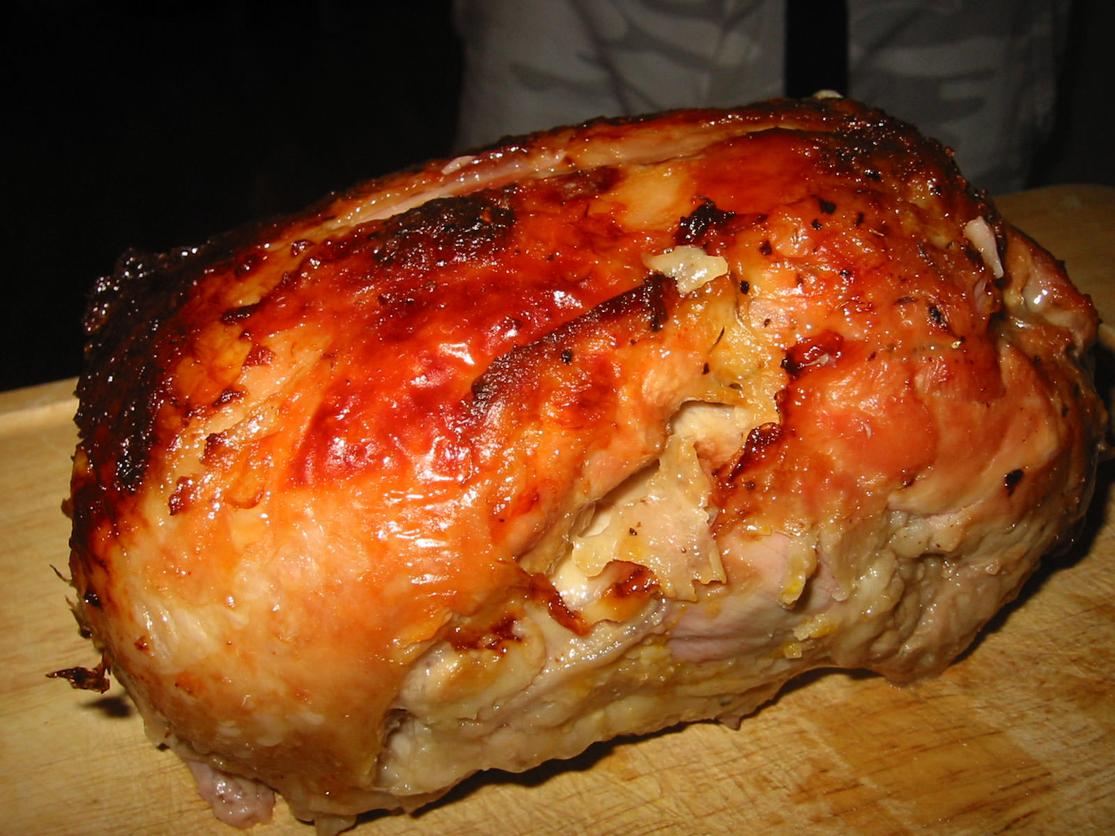 Seasoned turkey thigh roast