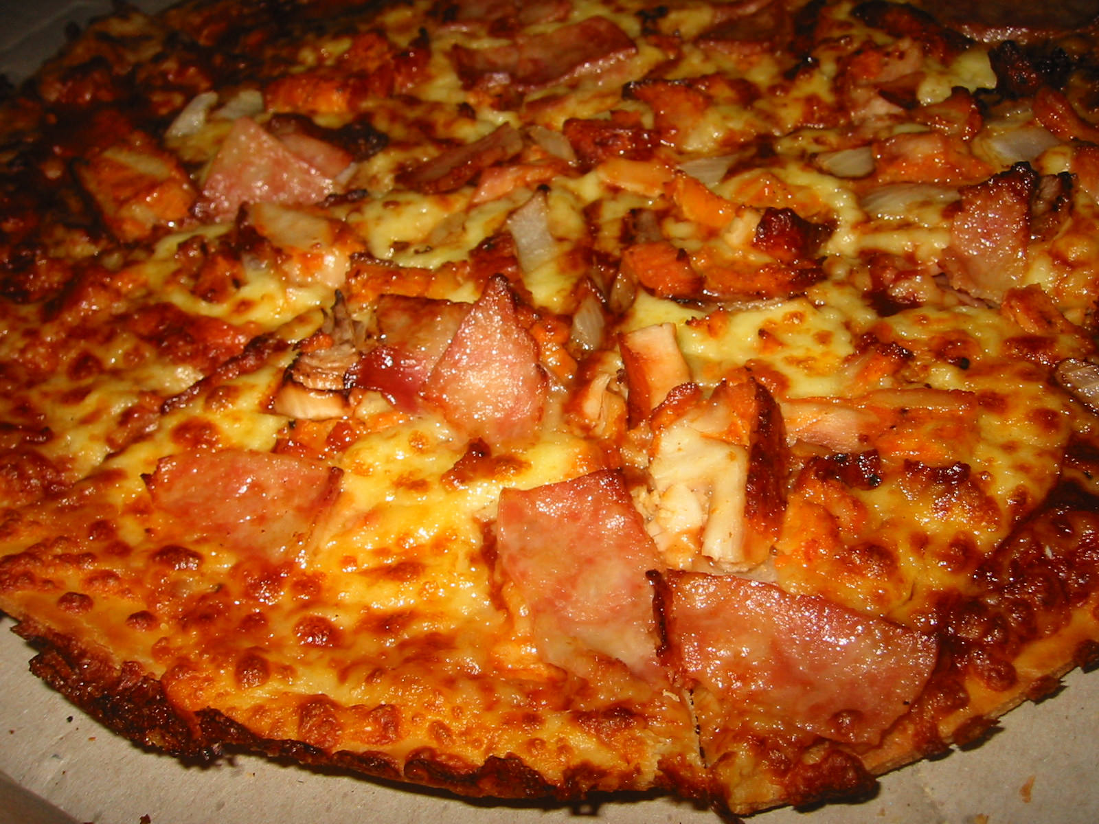 Domino's BBQ Chicken and Bacon Pizza