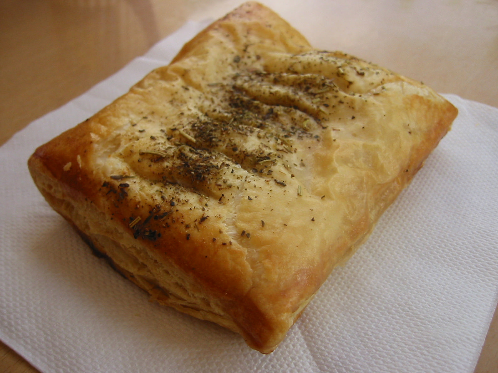VR's spinach and ricotta pastry