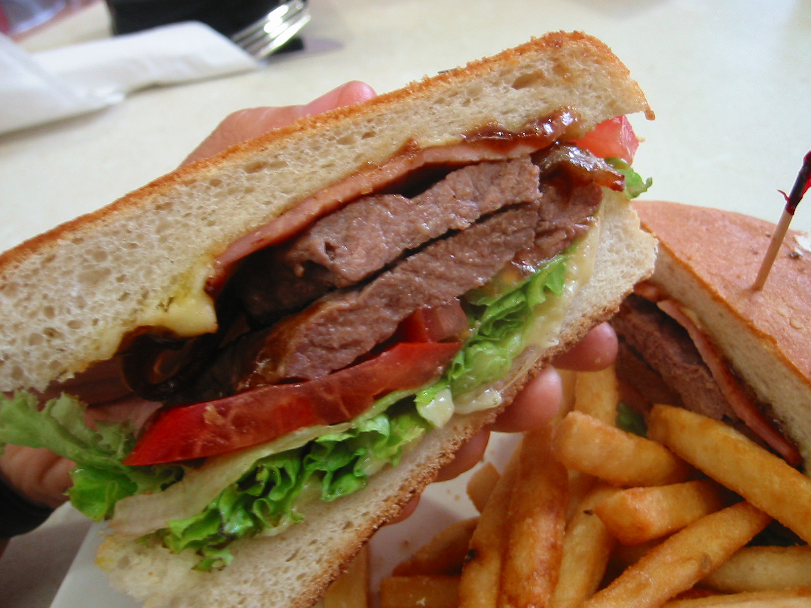 Steak sandwich innards 1