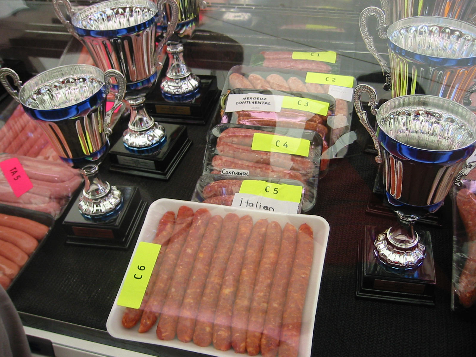 Sausages and trophies