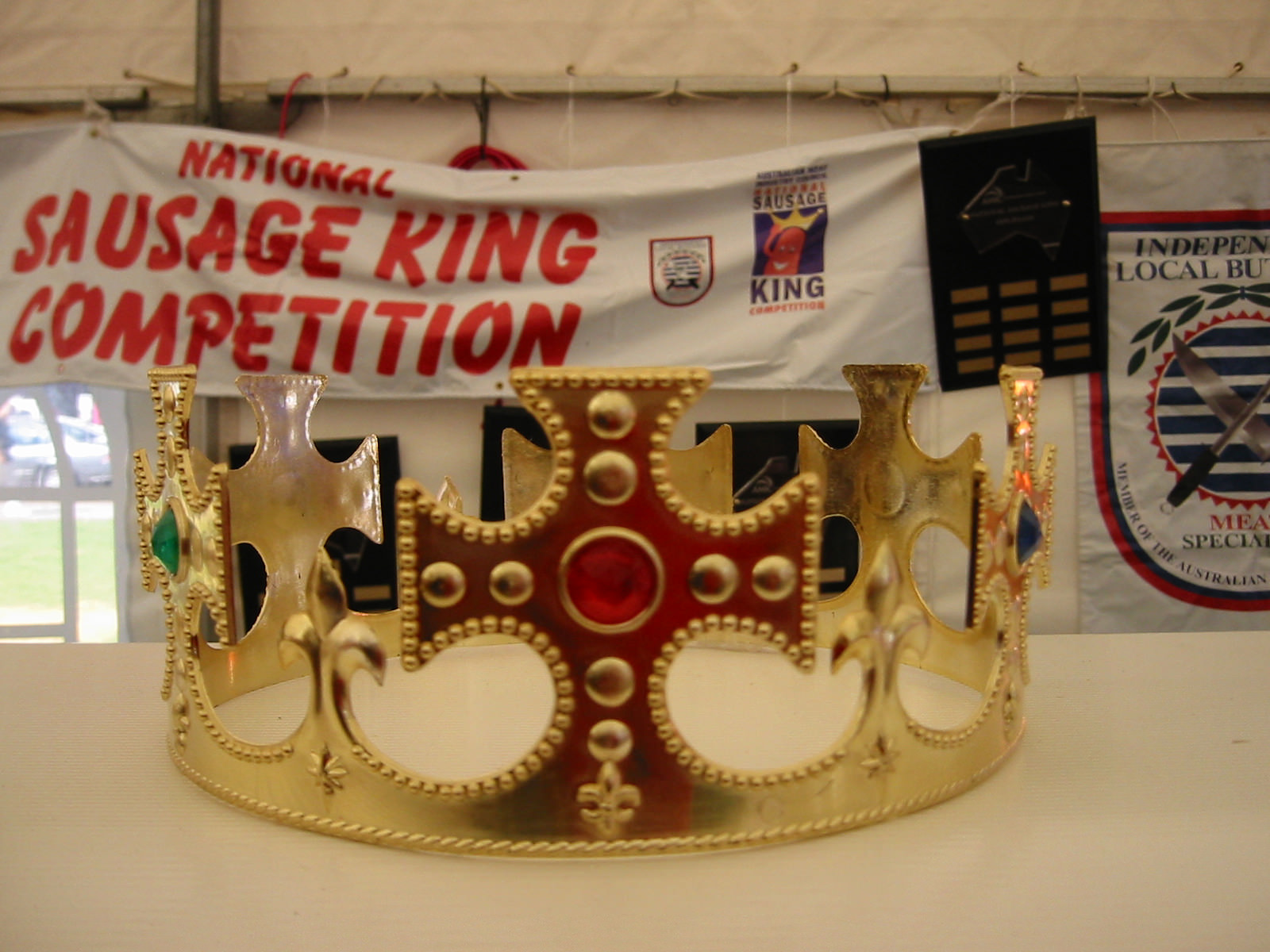 A Sausage King's crown?