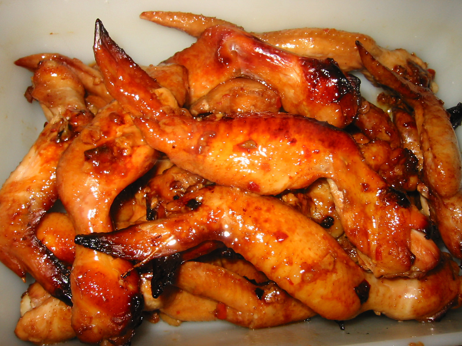 Marinated chicken wings - ready to go