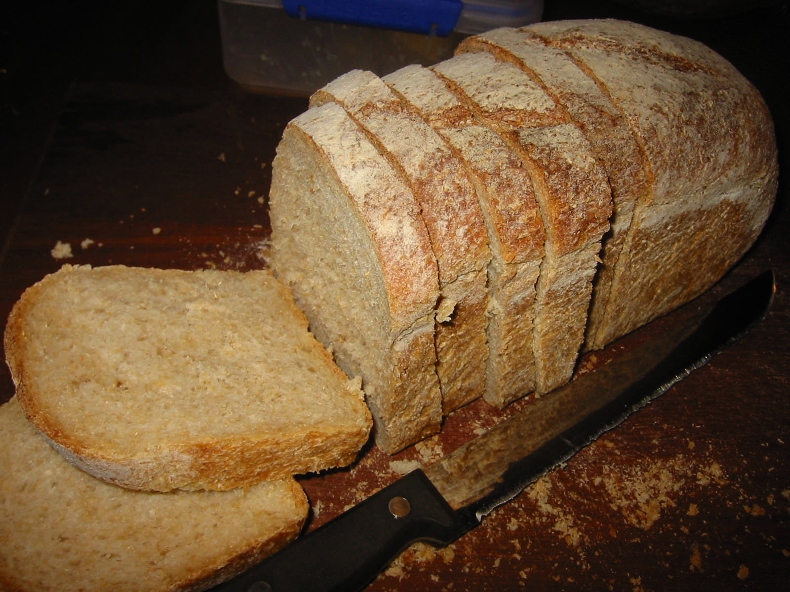 Sliced New Norcia bread
