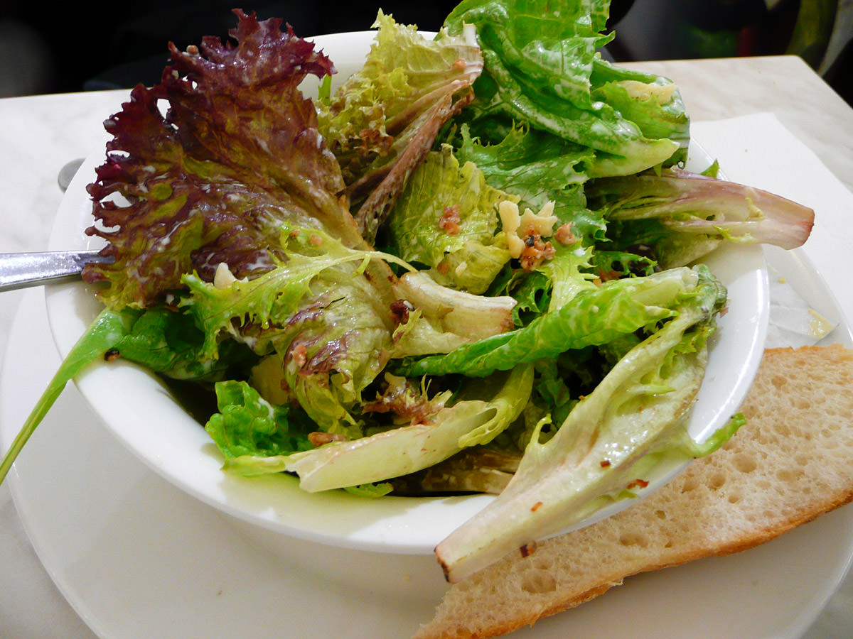 Leaves line-up - NOT a caesar salad!