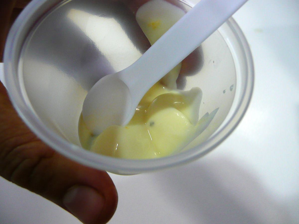 Passionfruit yoghurt