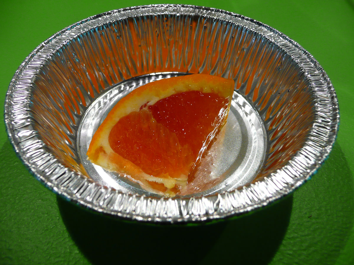 Ruby orange sample