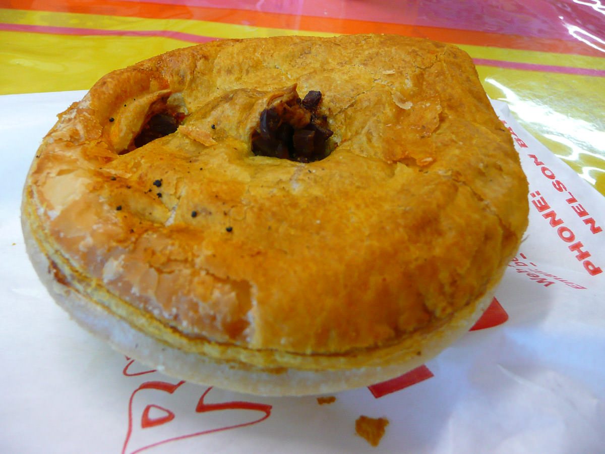 Lambs fry and bacon pie