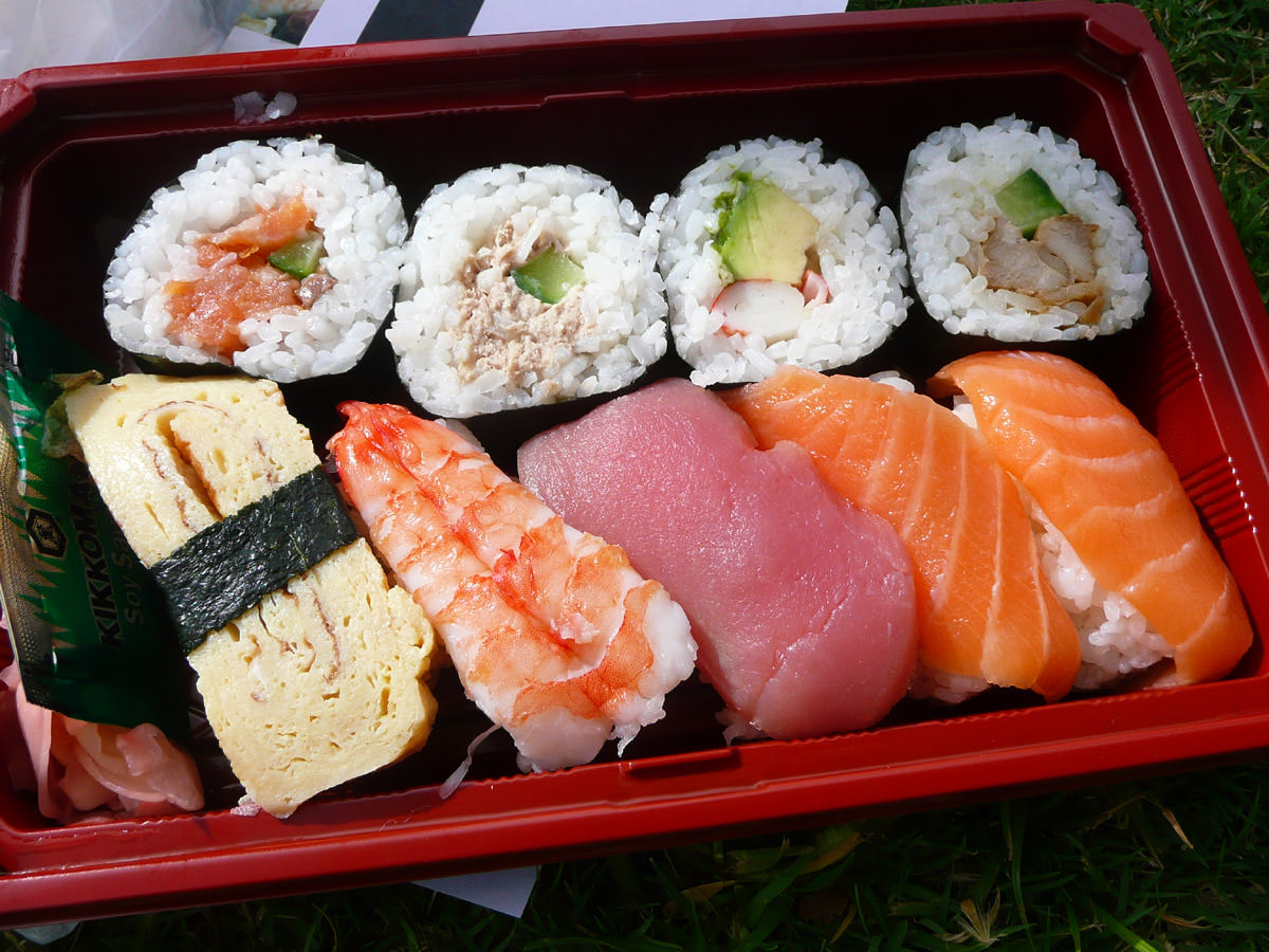 Combination sushi from Jaws Sushi
