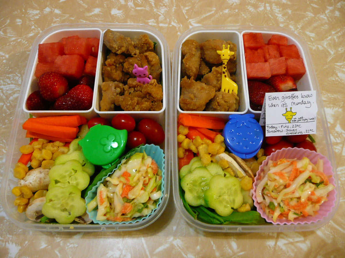 Our Monday bento lunches