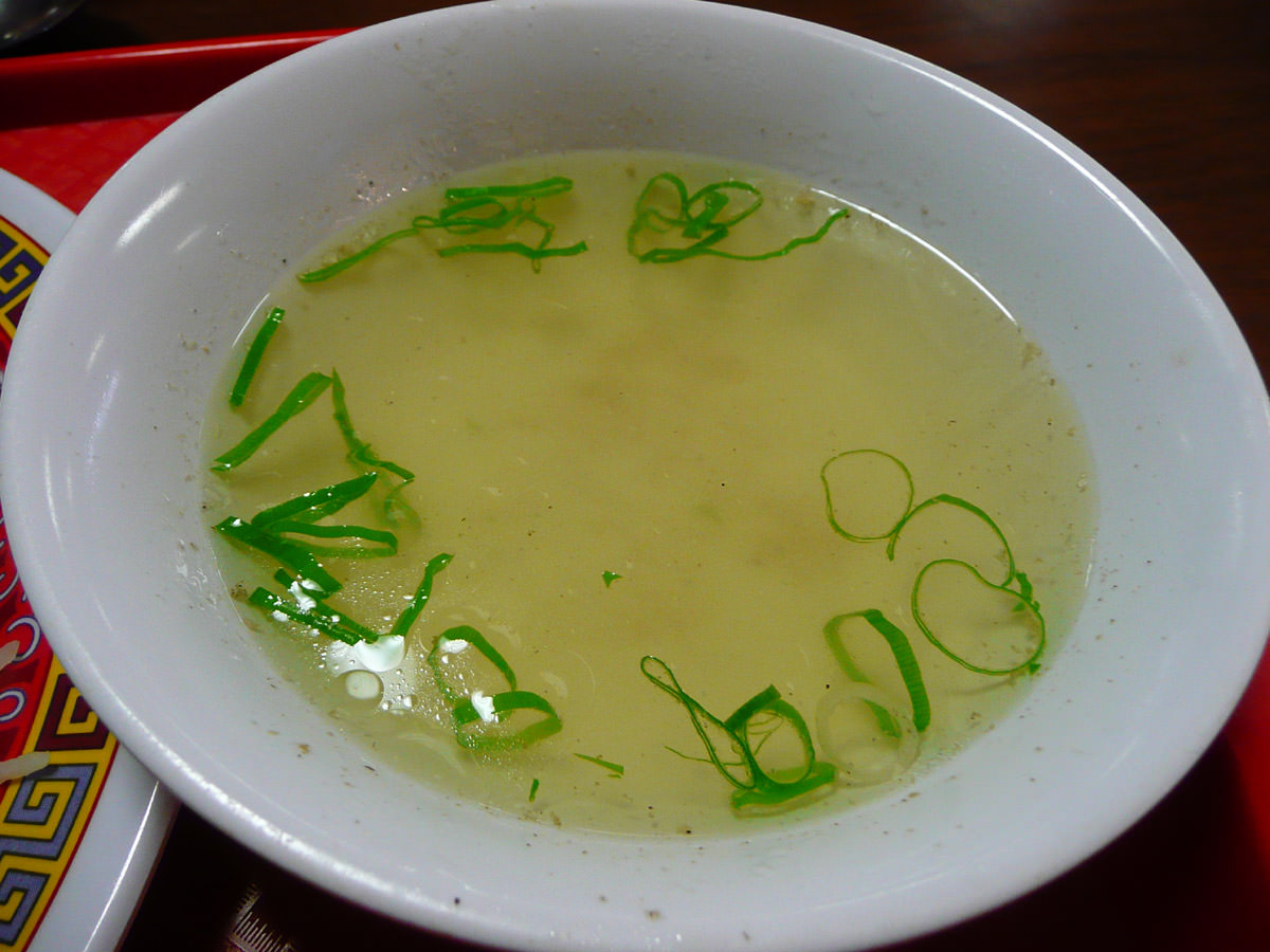 Hainan chicken rice - soup