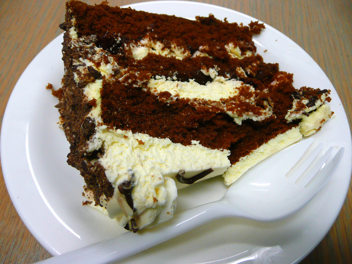 Black forest cake slice