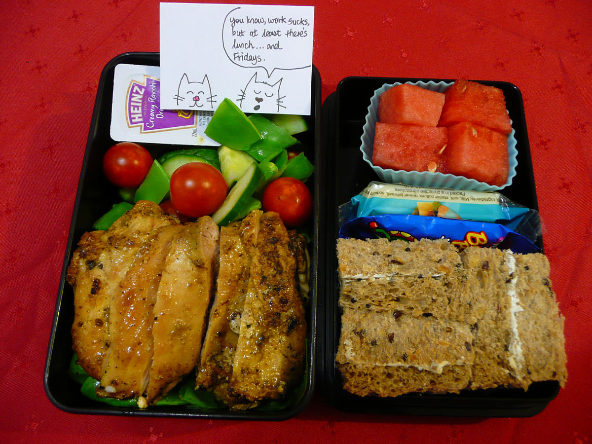Jac's Friday bento lunch