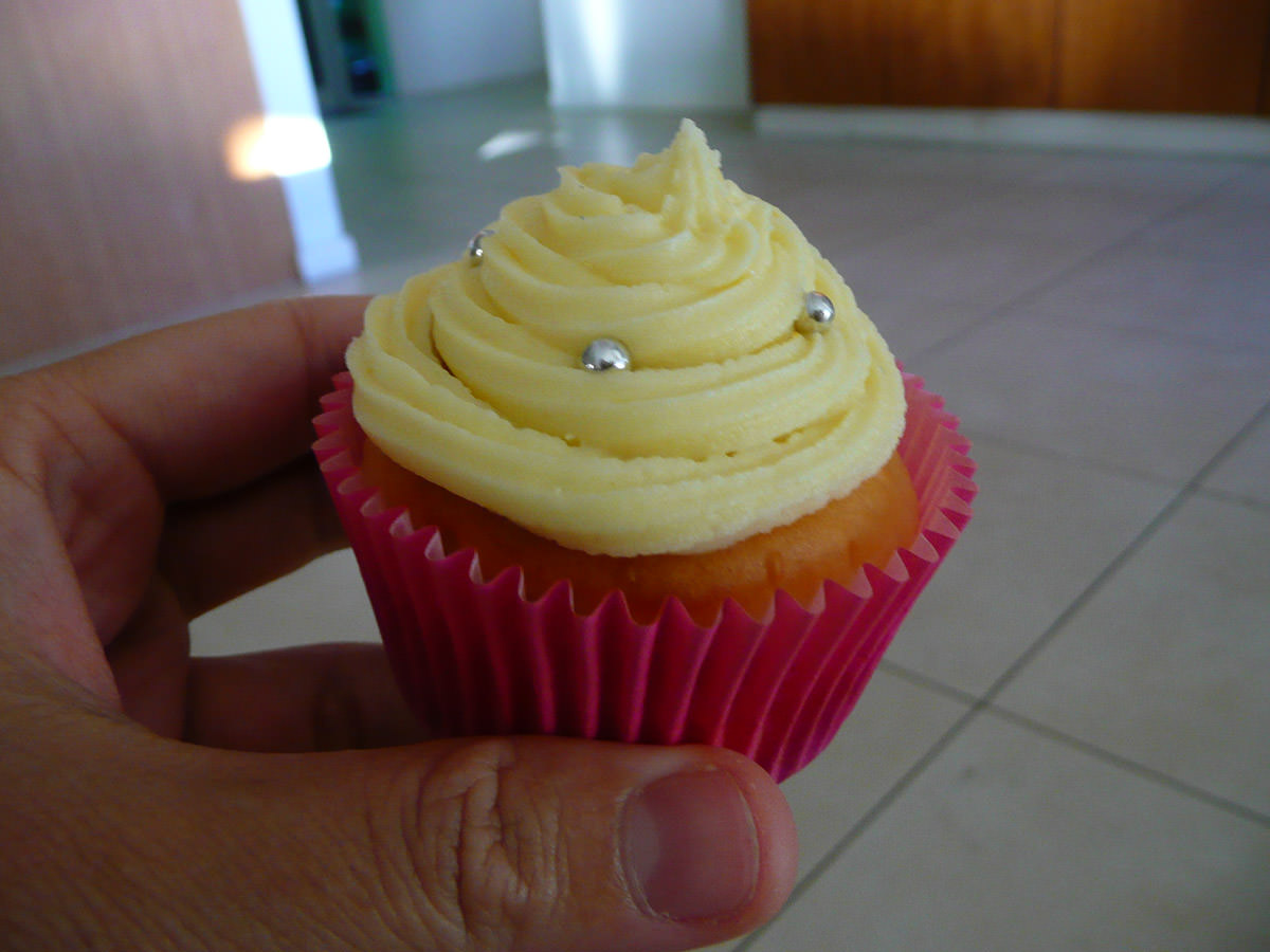 My vanilla cupcake