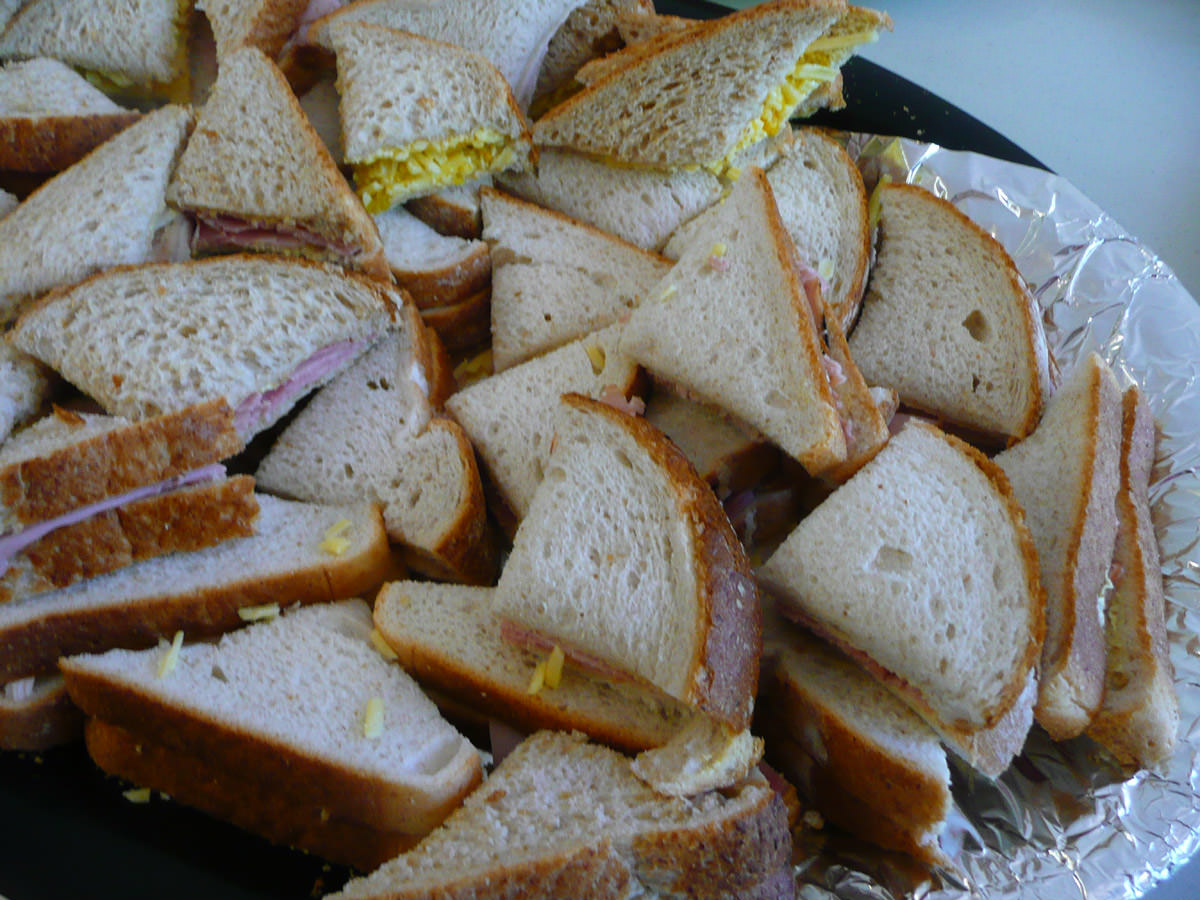 Assorted sandwiches