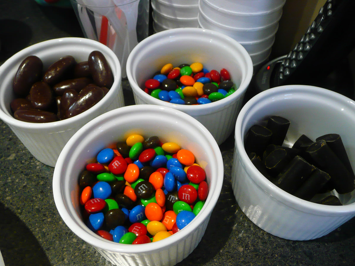 M&Ms, Clinkers and liquorice