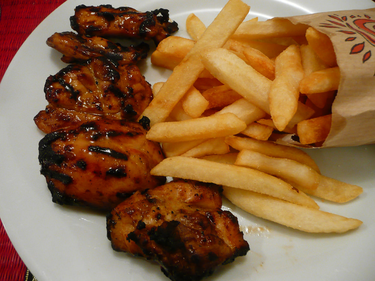 Chicken thigh pack and chips