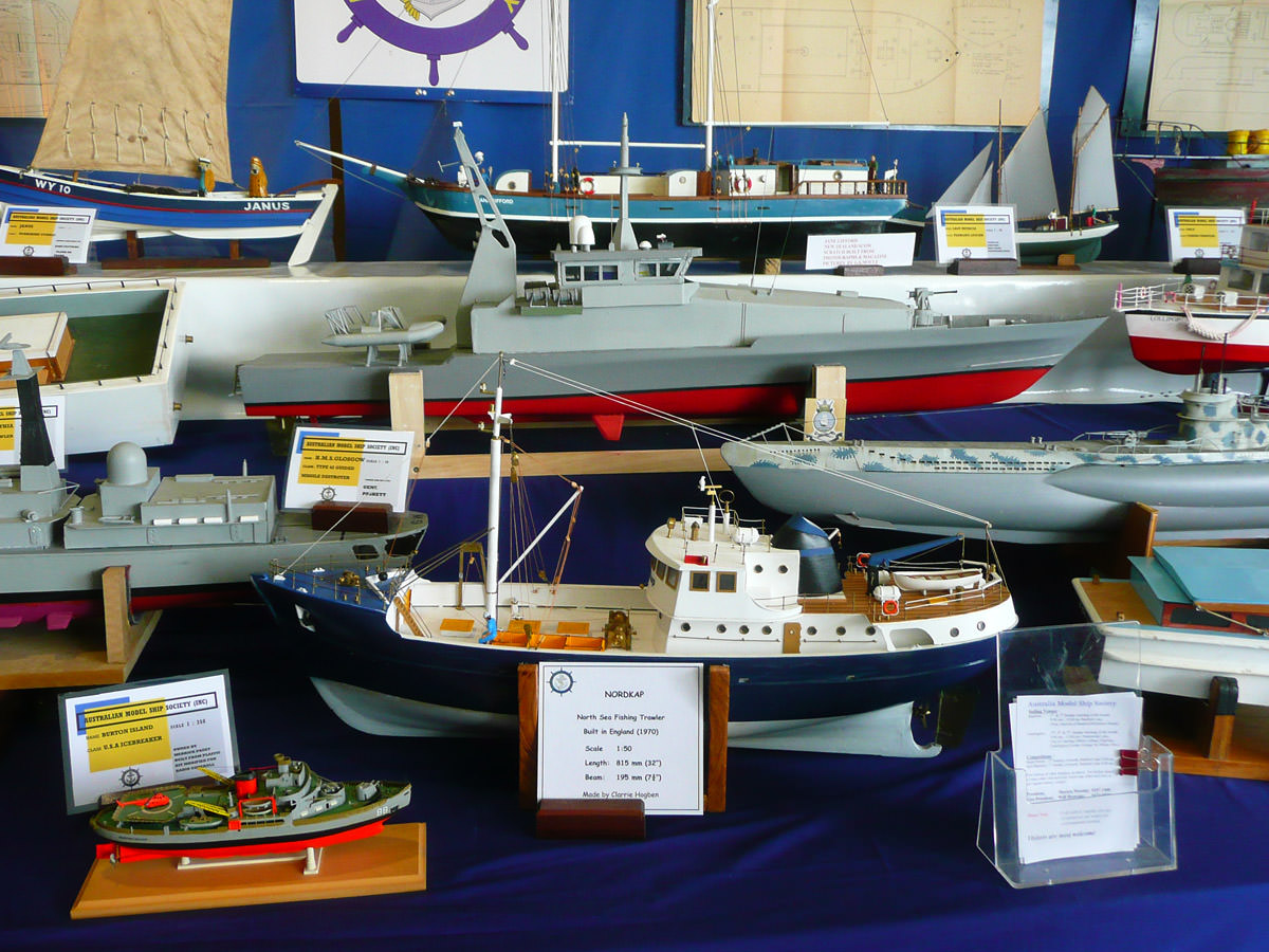 Model ship display