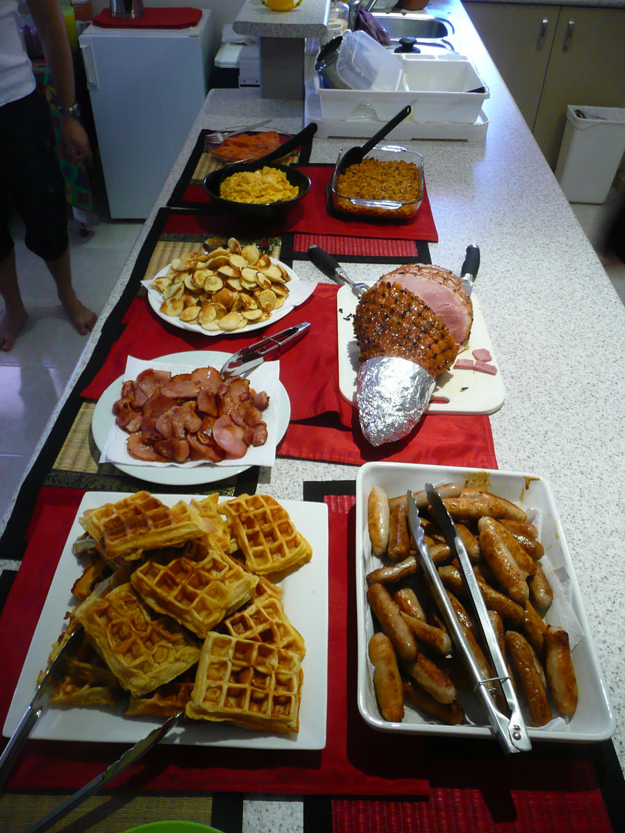 The Christmas breakfast feast