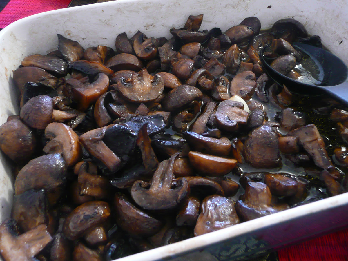 Garlic mushrooms