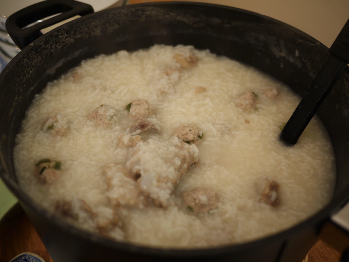 Pork rice porridge