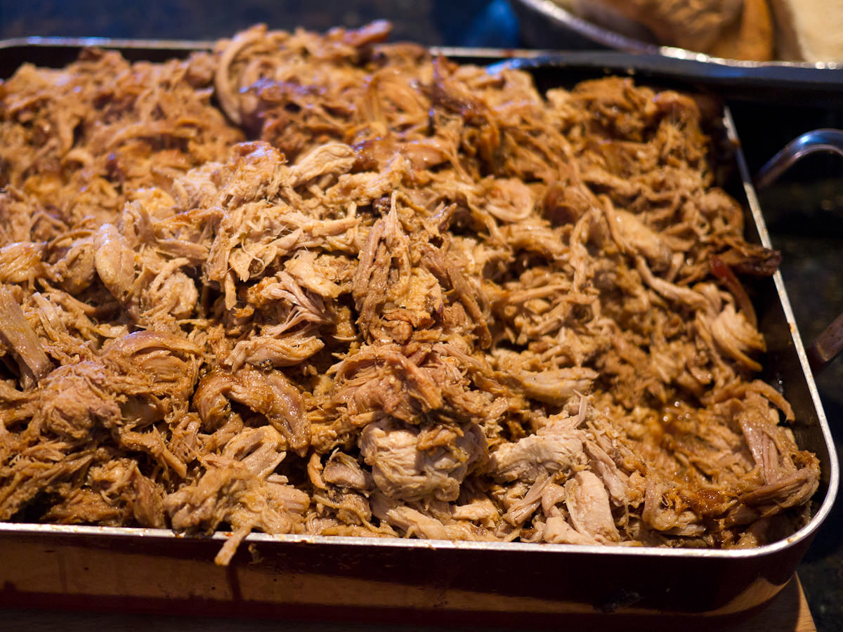 14-hour slow-cooked pulled pork