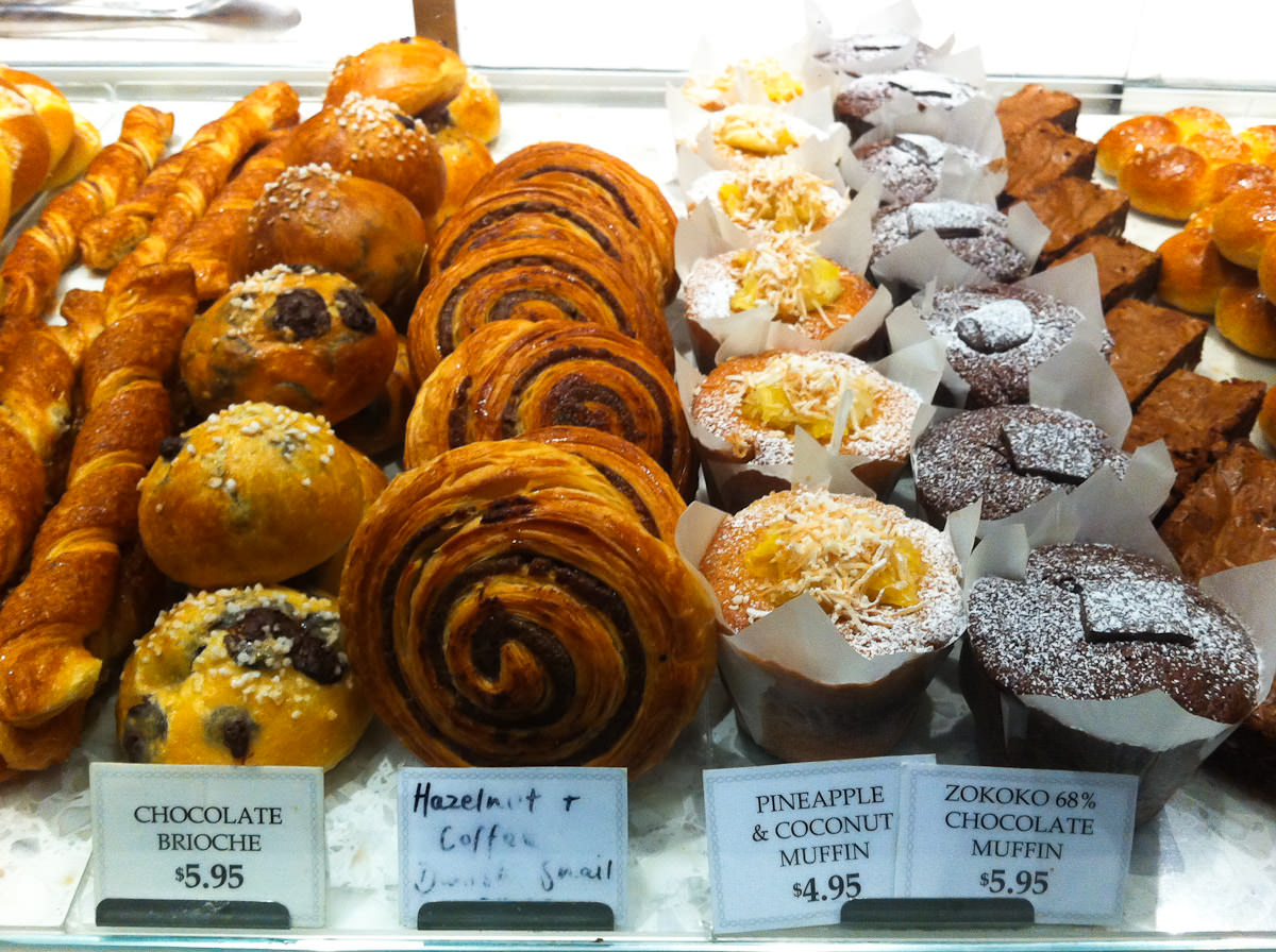 Pastries, Becasse Bakery, Westfield Sydney