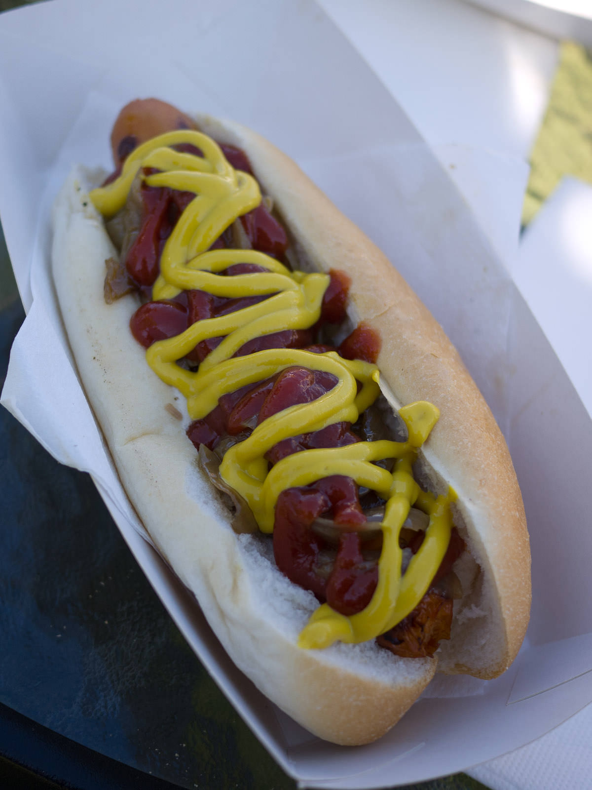 Bavarian grill hotdog