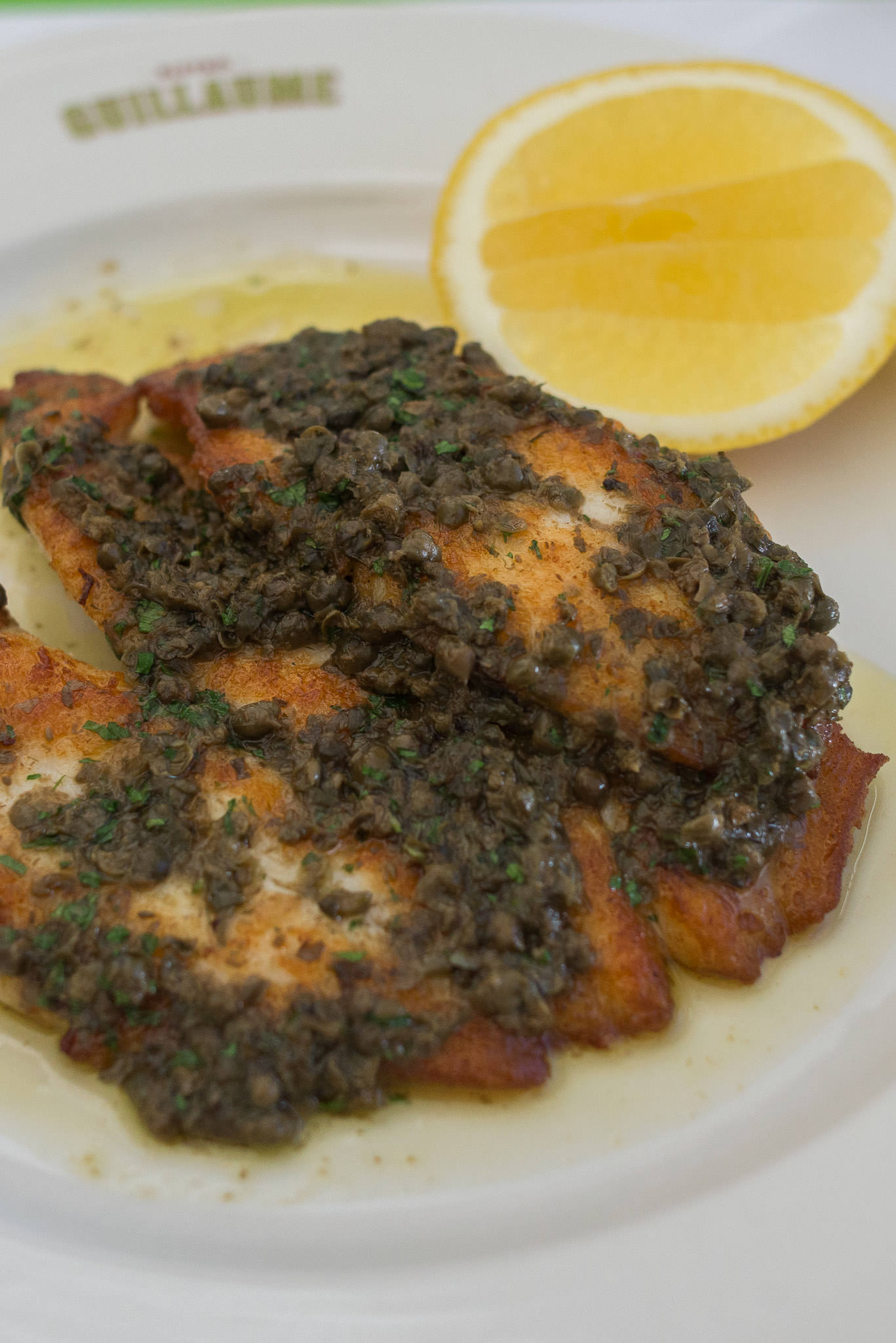 John Dory with beurre noisette, capers and lemon (AU$38)