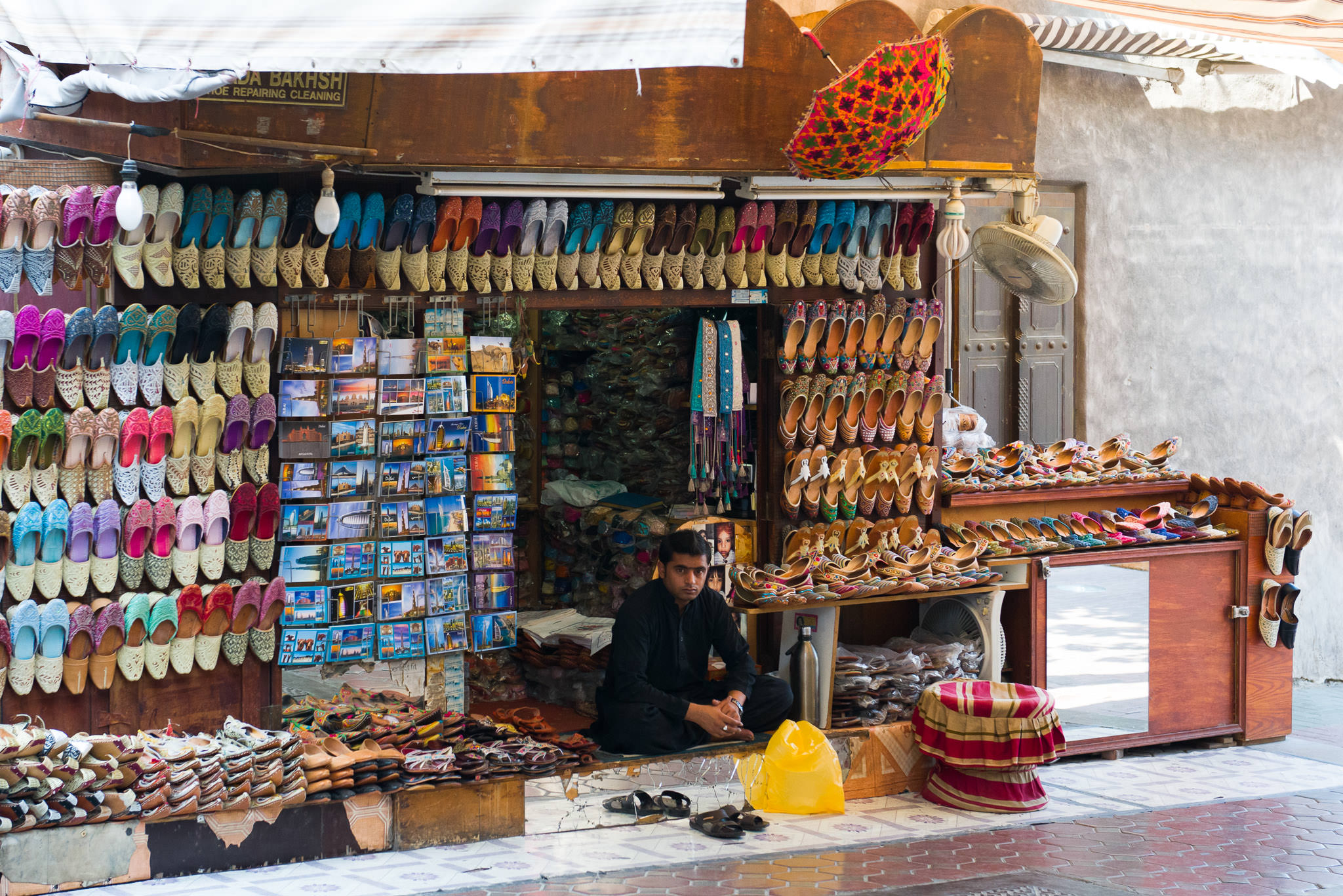 Shoe shop near Indian Textile Market, Dubai