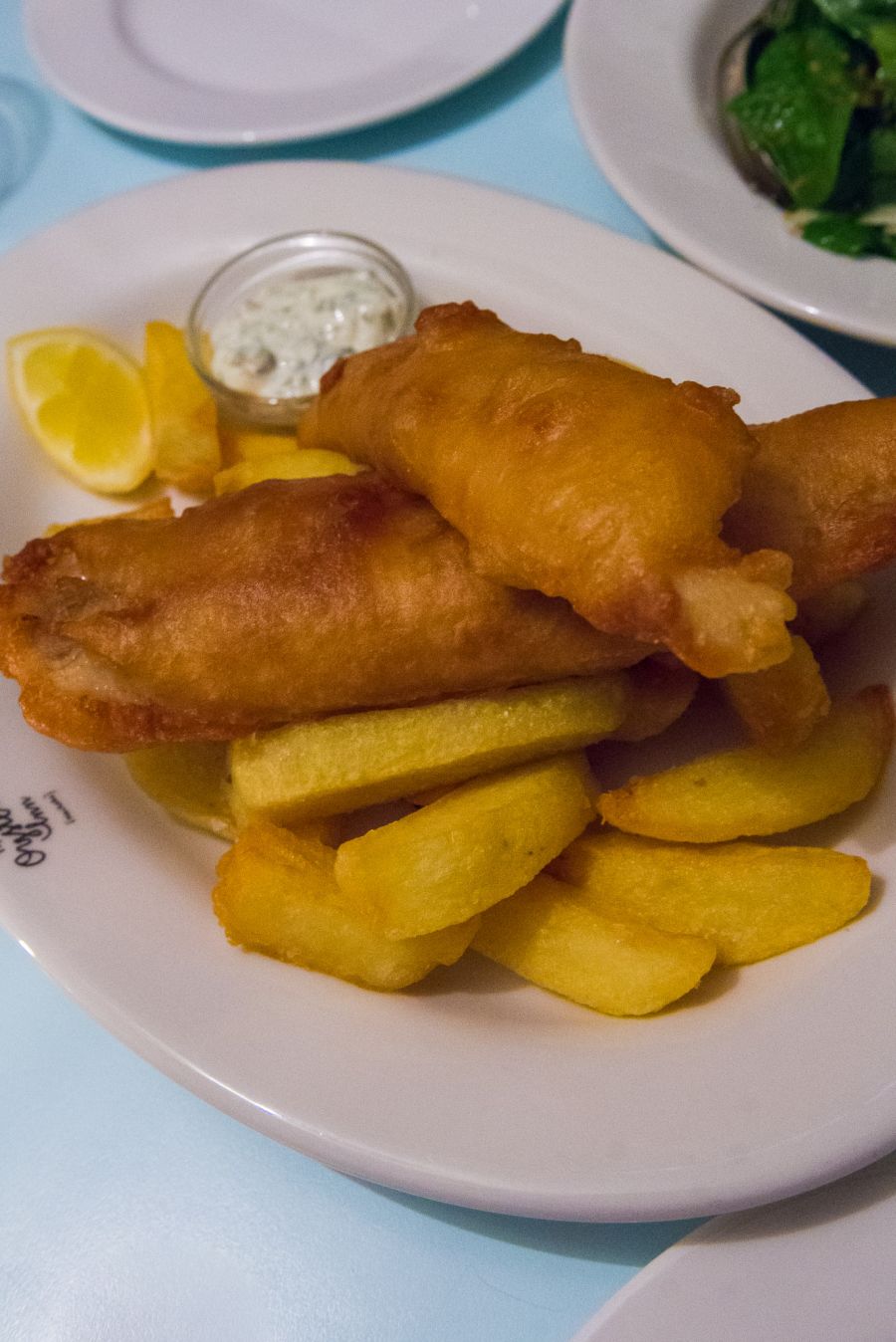 Fish 'inn' chips, The Oyster Inn