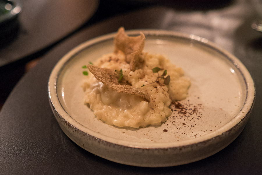 No.4 Blake Street - No.4 risotto, with cauliflower, cocoa and burnt rice crisp