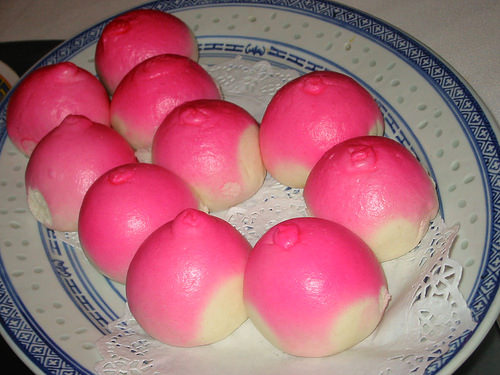 A dish of boobie buns