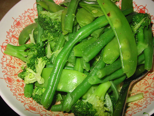 Steamed vegetables