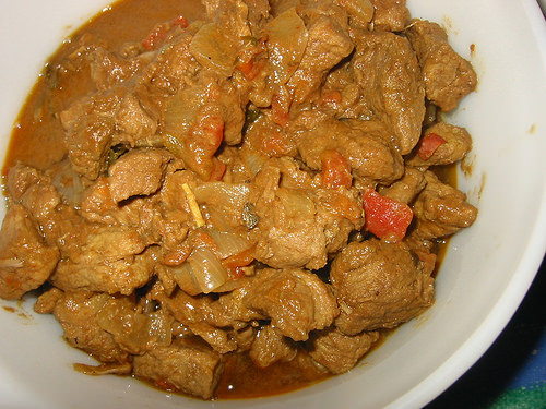 Dry beef curry