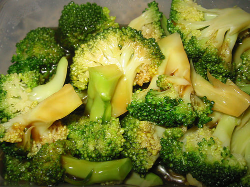 Broccoli in oyster sauce