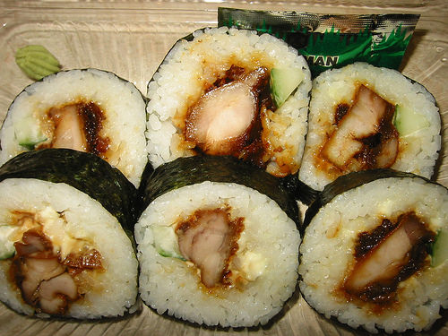 Chicken Roll Sushi