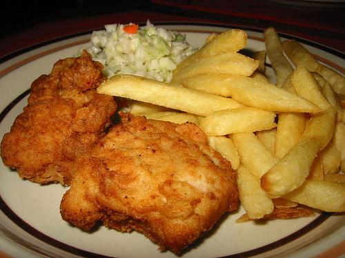 KFC dinner plate