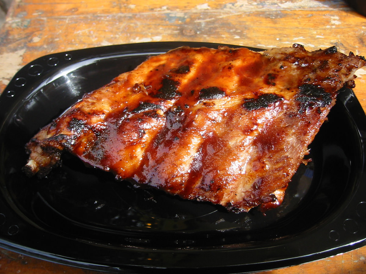 Baby back pork ribs