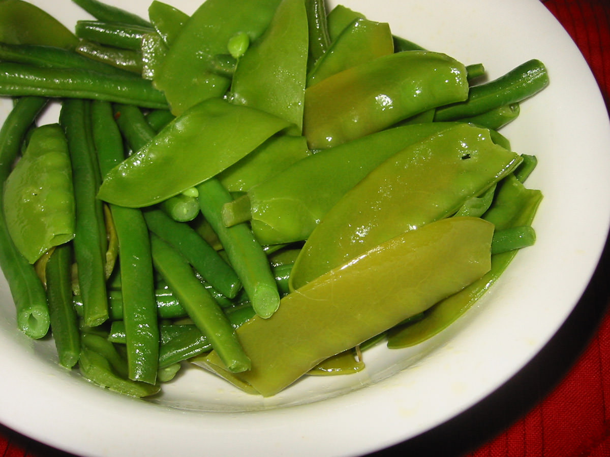 Buttered green vegies