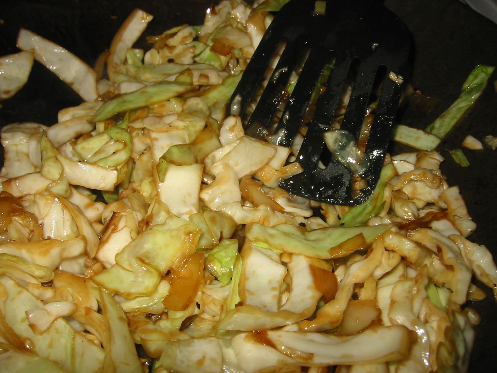 Stir-fried cabbage