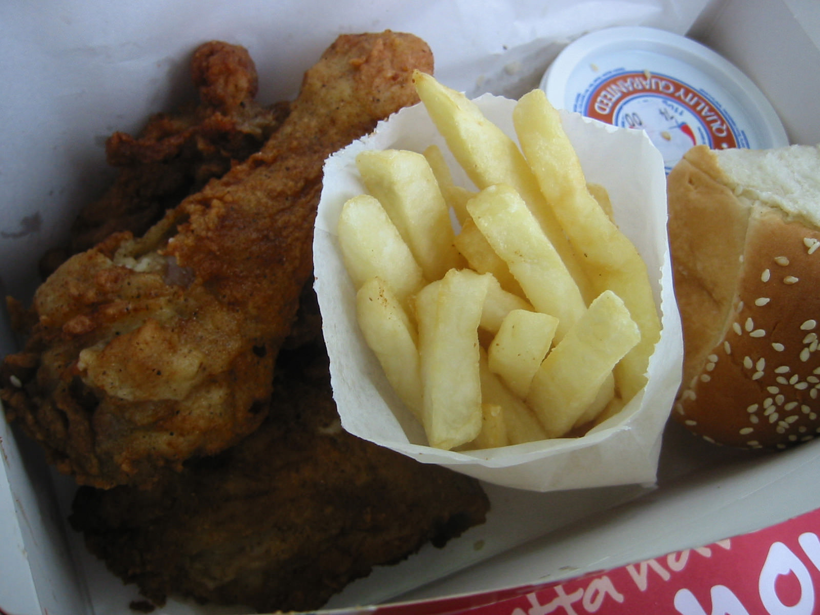KFC Three Piece Feed - all Original Recipe