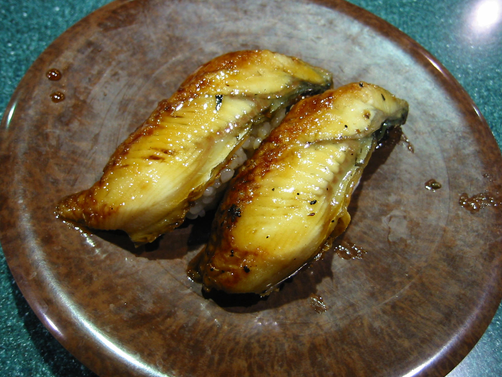 Unagi nigiri (BBQ eel)